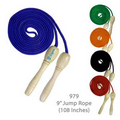 9' Wooden Handle Jump Rope